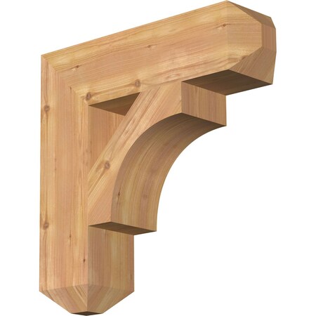 Ekena Millwork Westlake Craftsman Smooth Bracket, Western Red Cedar, 5 1/2"W x 22"D x 22"H BKT06X22X22WTL04SWR